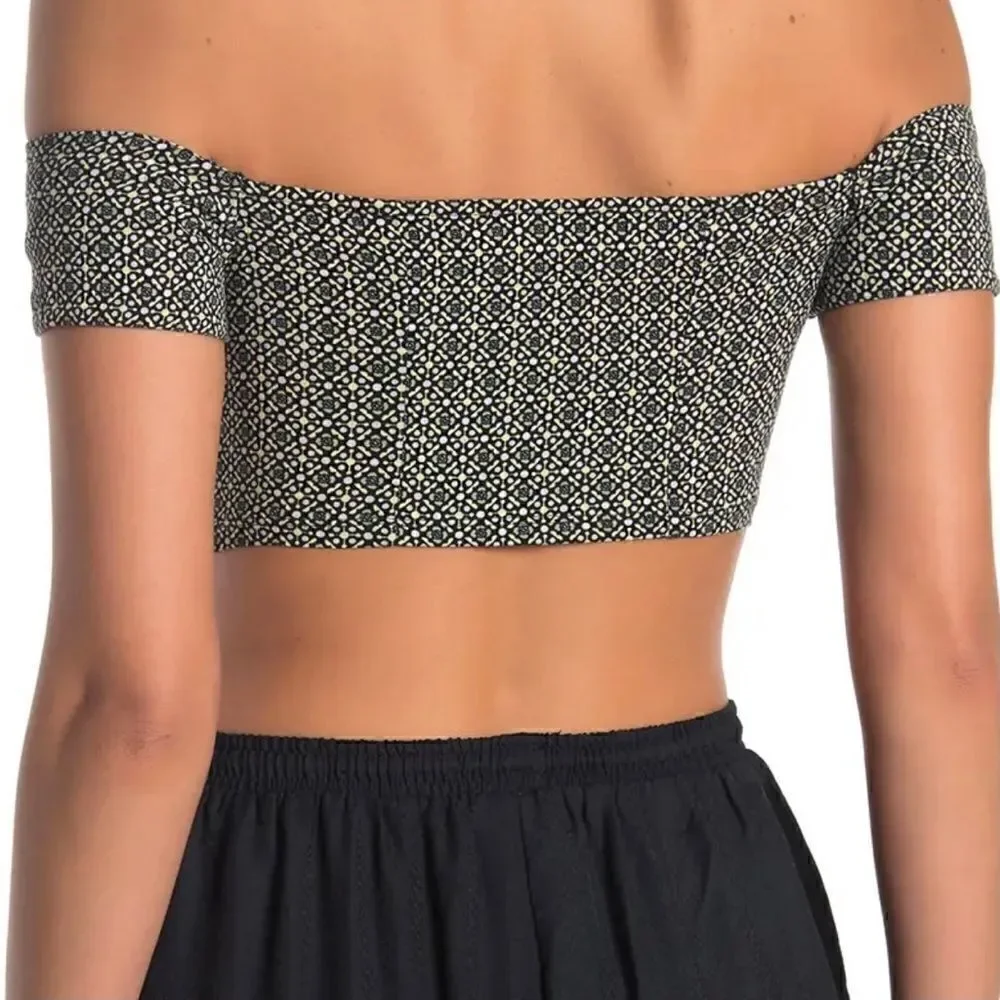 Free People Lucky Now Brami Black Combo - Size Small